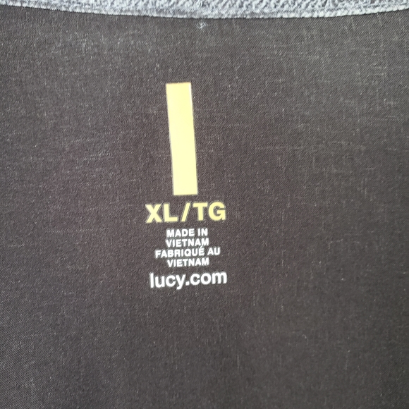 Lucy Faux Denim Look Full Zip Soft Layering Jacket Lots of Pockets Sz XL. - Picture 6 of 12